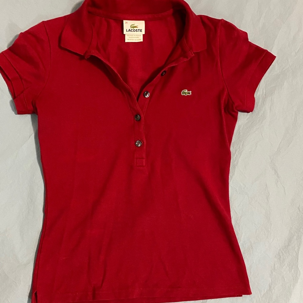 Lacoste Maroon Polo